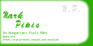 mark pipis business card